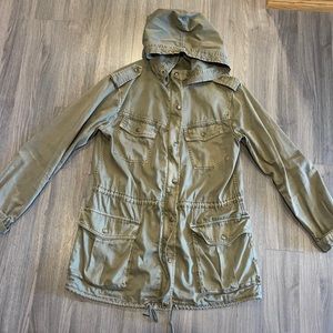 Talua utility jacket size medium army green